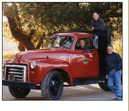 Lori, Ray, Marc, Taser, and Tallulah - pictured on the Del Carlo Ranch